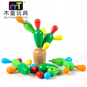 Cactus Blocks Color Stacked Toys
